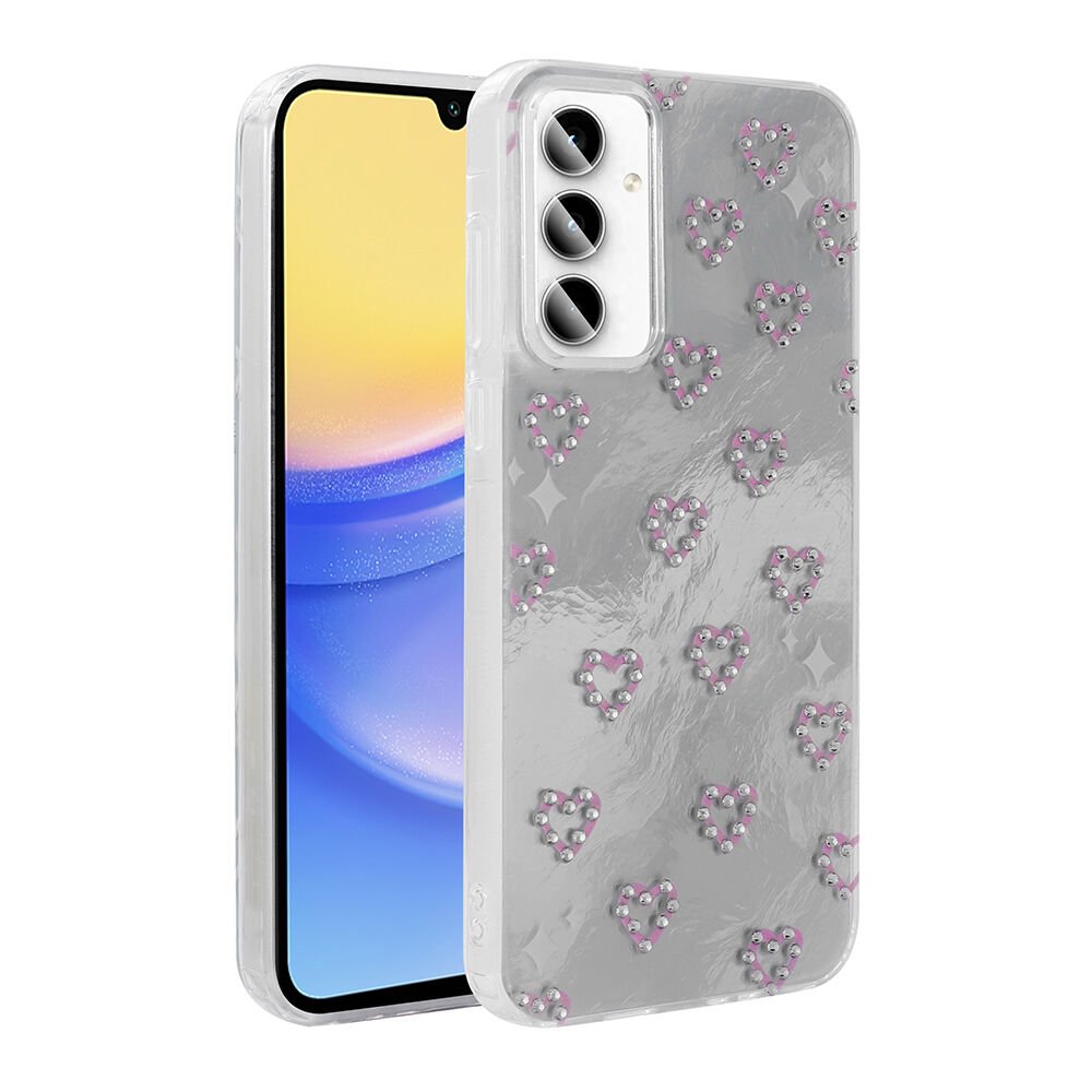 Samsung Galaxy A35 Kılıf Kamera Korumalı Figürlü Ponti Silikon Kapak Beyaz