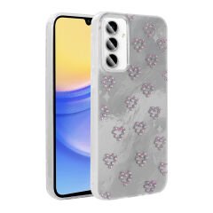 Samsung Galaxy A35 Kılıf Kamera Korumalı Figürlü Ponti Silikon Kapak Beyaz