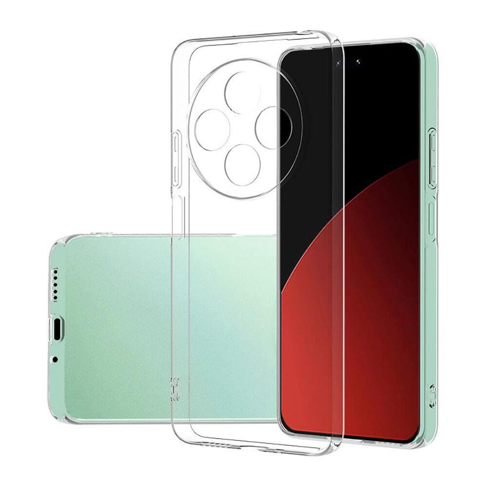 Xiaomi Redmi 14C 4G Kılıf Kamera Korumali Süper Silikon Kapak Şeffaf