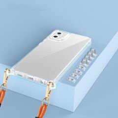 Samsung Galaxy A06 Kılıf Airbagli Takılabilir Askı Aparatlı Snap Silikon Kapak