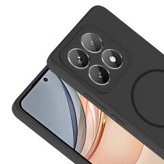 Xiaomi 14T Pro Kılıf Meta Lansman M-Safe Kamera Korumalı içi Kadife Yumuşak Renkli Süet Silikon