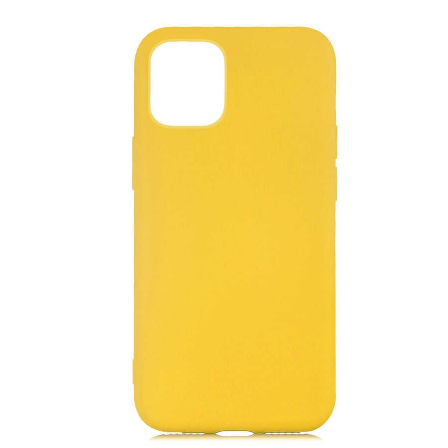 iPhone 12 Pro Max Kılıf LSR Lansman Kapak Sarı