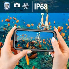 iPhone 13 Pro Max Kılıf 1-1 Su Geçirmez Kılıf Siyah