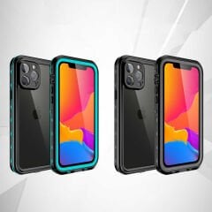 iPhone 13 Pro Max Kılıf 1-1 Su Geçirmez Kılıf Siyah
