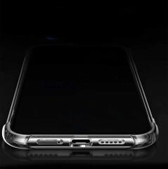 Huawei P40 Pro Kılıf Nitro Anti Shock Darbe Emici Köşe Korumalı Şeffaf Silikon Kapak Renksiz