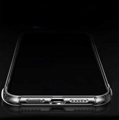 Huawei P40 Pro Kılıf Nitro Anti Shock Darbe Emici Köşe Korumalı Şeffaf Silikon Kapak