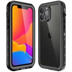 iPhone 13 Pro Max Kılıf 1-1 Su Geçirmez Kılıf Siyah