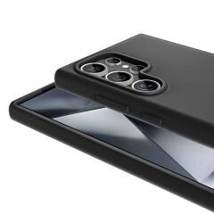 Samsung Galaxy S24 Ultra Kılıf Magsafe Şarj Özellikli Sıvı Teknolojili Silinebilir Sert Kivi Kapak