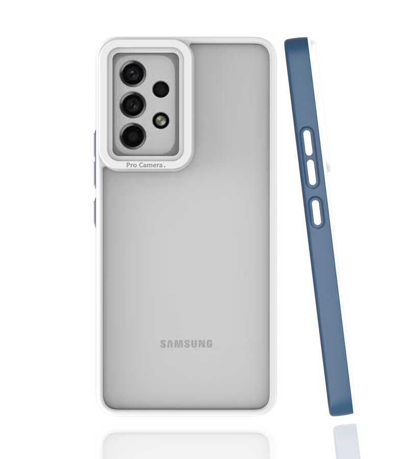 Samsung Galaxy A53 5G Mima Kapak kılıf Lacivert