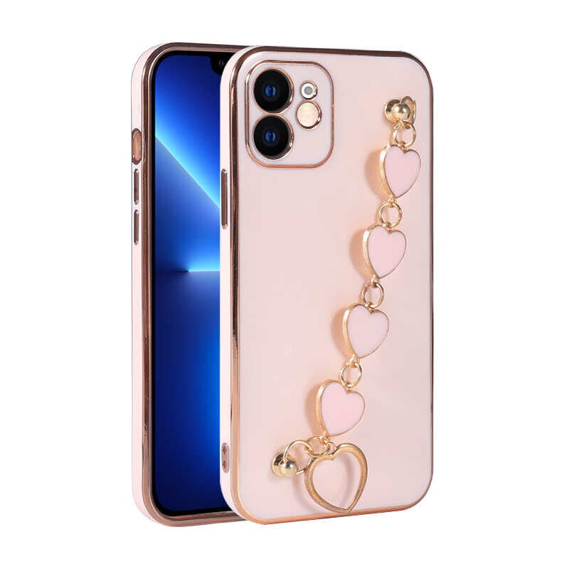 iPhone 11 Kılıf Kalbim Kapak Pembe