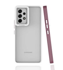 Samsung Galaxy A53 5G Mima Kapak kılıf Mürdüm