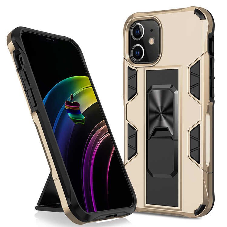 iPhone 12 Pro Max Kılıf Volve Kapak Gold