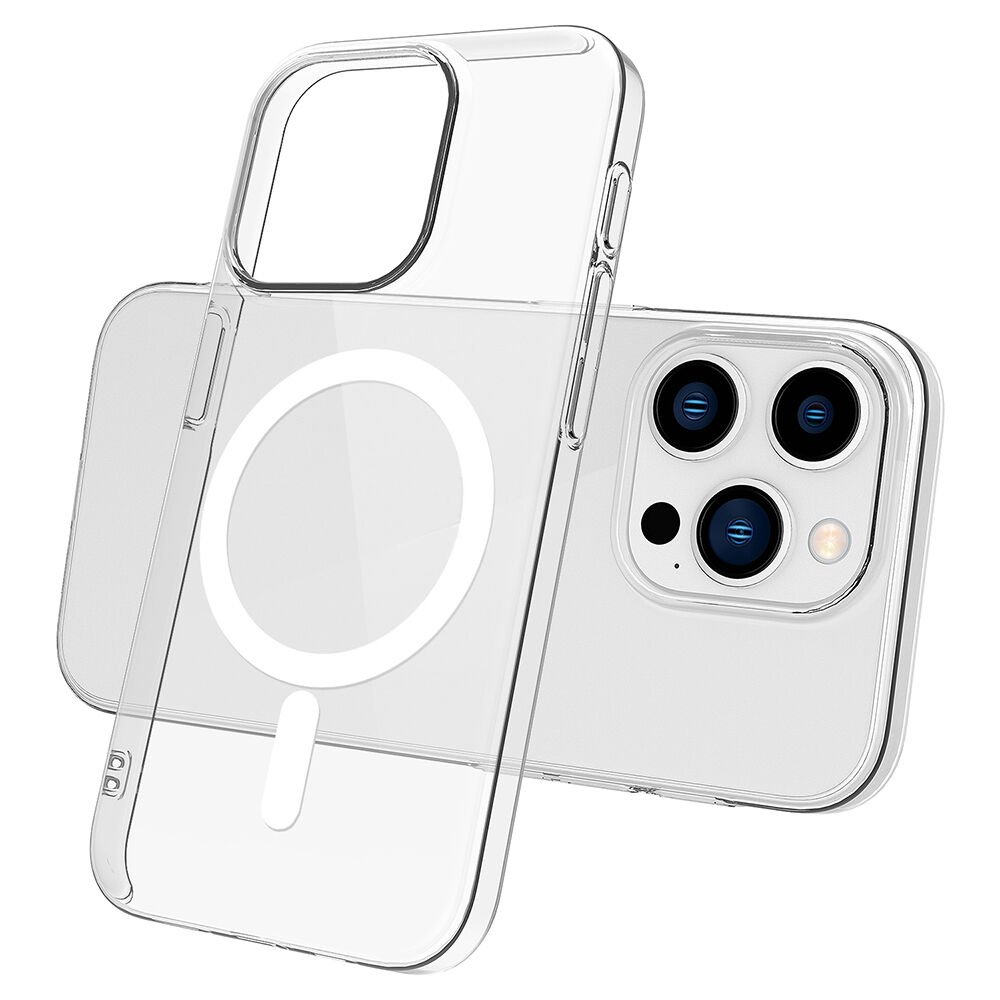 iPhone 15 Pro Max Kılıf Kamera Korumalı Magsafe Sert PC Porto Kapak Kılıf Renksiz