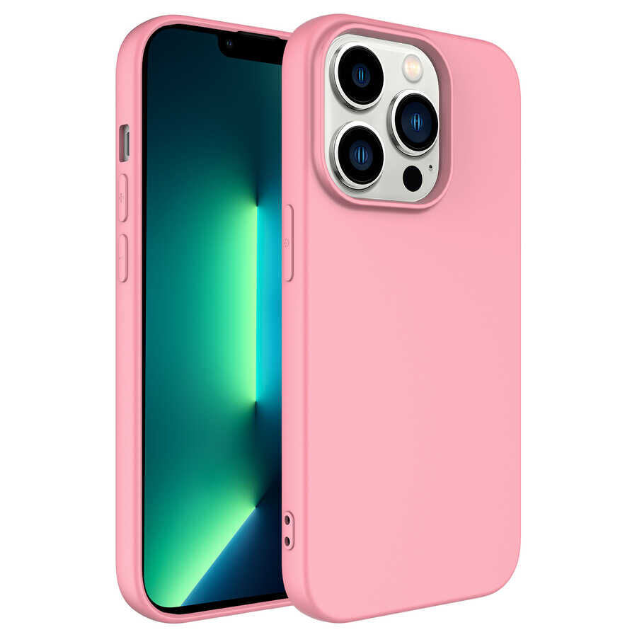 iPhone 14 Pro Kamera Korumali Mara Lansman Kapak Pembe