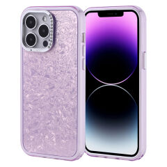 iPhone 14 Pro Max Kılıf Taşlı Tasarımlı Kapi Kapak