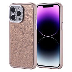 iPhone 14 Pro Max Kılıf Taşlı Tasarımlı Kapi Kapak