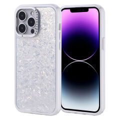 iPhone 14 Pro Max Kılıf Taşlı Tasarımlı Kapi Kapak