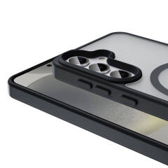 Samsung Galaxy S24 Kılıf Magsafe Şarj Özellikli Mat Arka Yüzey Sio Kapak