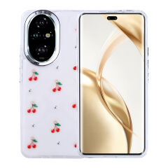 Honor 200 Pro Kılıf Airbag Tasarımlı Simli Şeffaf Kutup Kapak Yıldız