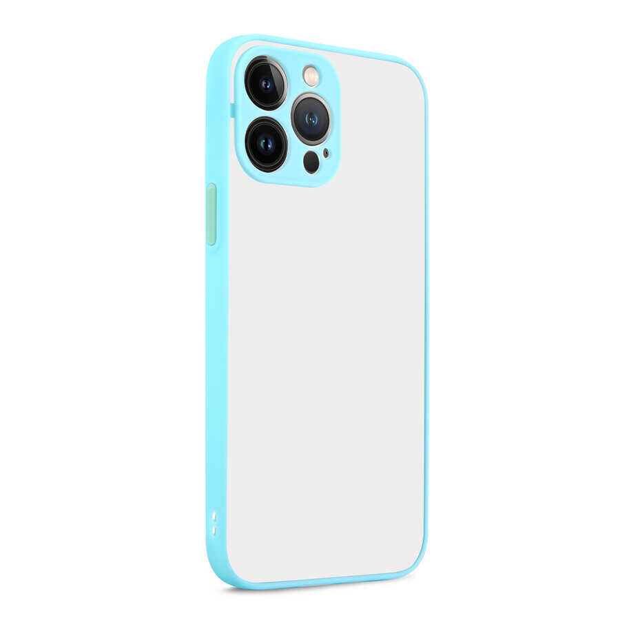 iPhone 13 Pro Max Kılıf Hux Kapak Turkuaz