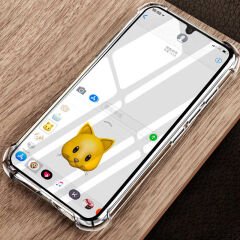 Oppo A5 2020 Kılıf Nitro Anti Shock Darbe Emici Köşe Korumalı Şeffaf Silikon Kapak