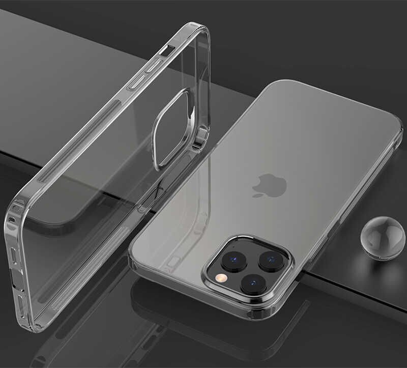 iPhone 12 Pro Max Kılıf İmax Silikon Renksiz