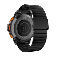 SK43 Sports Watch Series Amoled Ekran 3 Kordonlu Akıllı Saat– iPhone & Android Uyumlu,48 mm Siyah
