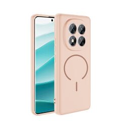 Xiaomi Redmi Note 14 Pro 5G Kılıf Meta Lansman M-Safe Kamera Korumalı içi Kadife Yumuşak Renkli Süet Silikon