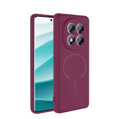Xiaomi Redmi Note 14 Pro 5G Kılıf Meta Lansman M-Safe Kamera Korumalı içi Kadife Yumuşak Renkli Süet Silikon