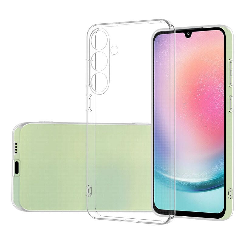 Samsung Galaxy A36 Kılıf Kamera Korumali Süper Silikon Kapak Şeffaf