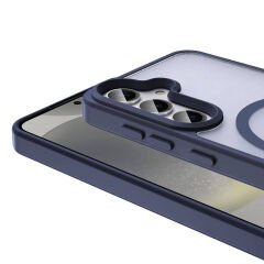 Samsung Galaxy S24 Plus Kılıf Magsafe Şarj Özellikli Mat Arka Yüzey Sio Kapak