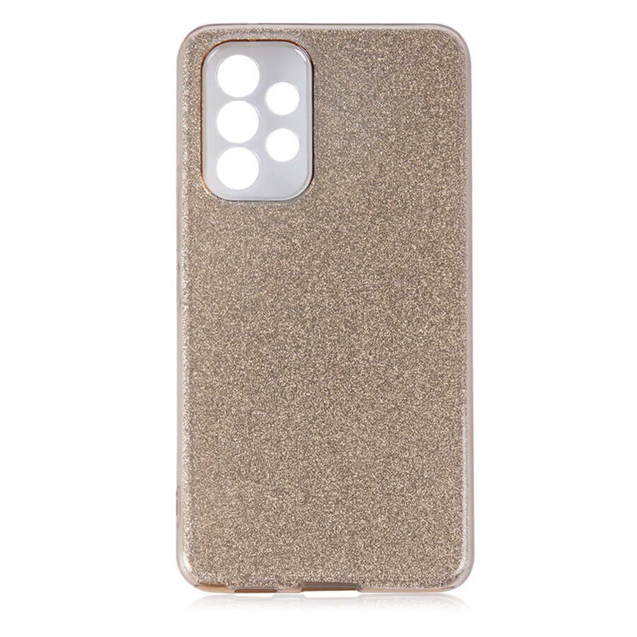 Samsung Galaxy A53 5G Shining Silikon kılıf Gold