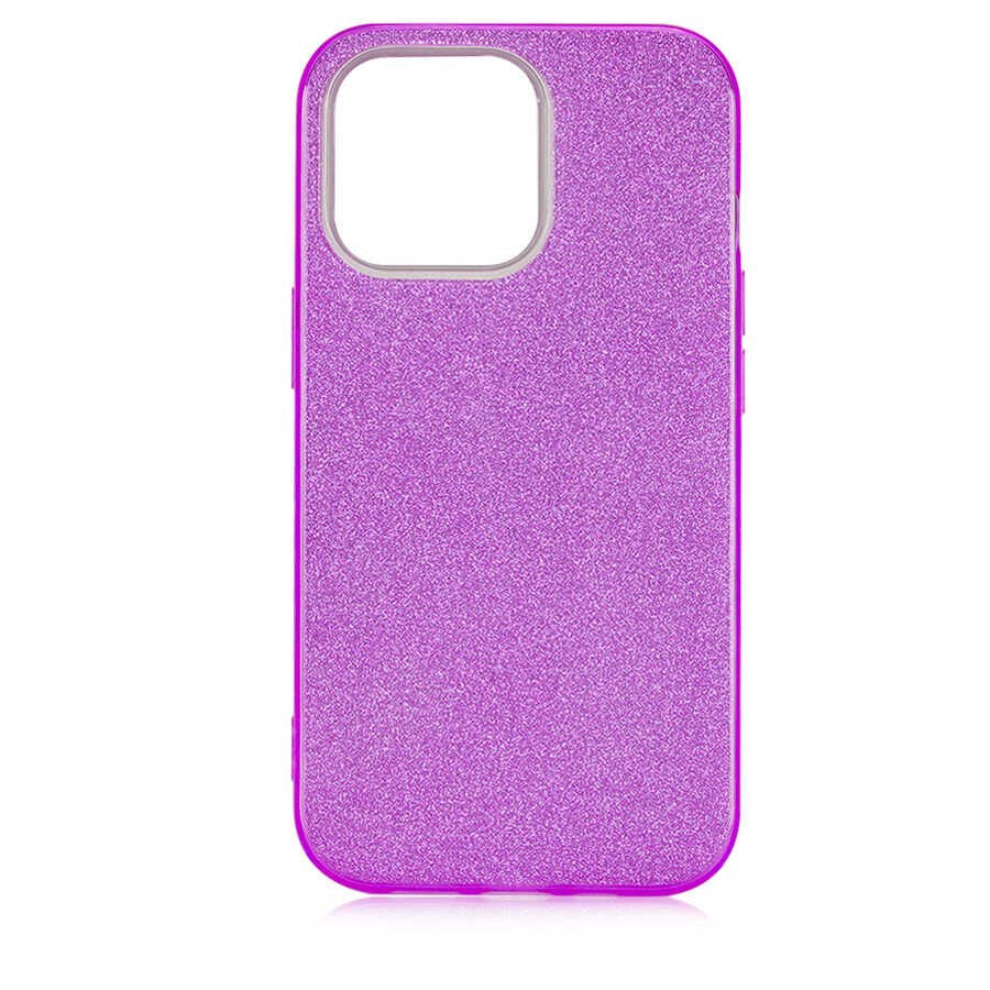 iPhone 13 Pro Kılıf Shining Silikon Mor