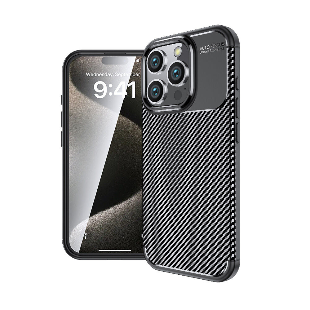 iPhone 16 Pro Max Kılıf Negro Silikon Kapak Siyah