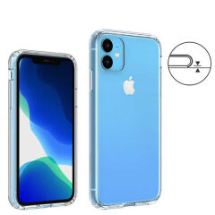 iPhone 11 Kılıf Nitro Anti Shock Darbe Emici Köşe Korumalı Şeffaf Silikon Kapak