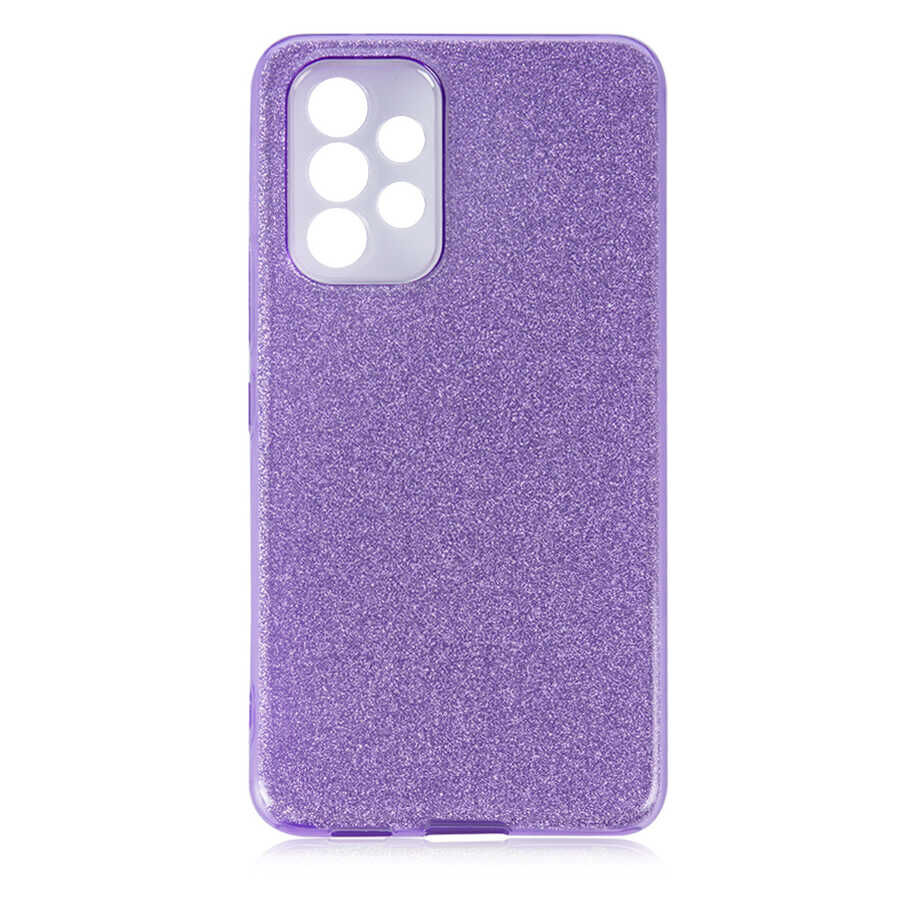 Samsung Galaxy A53 5G Shining Silikon kılıf Mor