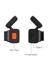 S7/7147 Siyah 1080P Wifi Araç içi 1.47 İnç Ön Araç Kamerası