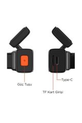 S7/7147 Siyah 1080P Wifi Araç içi 1.47 İnç Ön Araç Kamerası