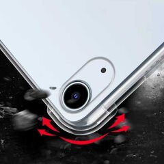 iPad 10.9 2022 (10.Nesil) Kılıf Nitro Anti Shock Darbe Emici Köşe Korumalı Şeffaf Silikon Kapak
