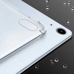iPad 10.9 2022 (10.Nesil) Kılıf Nitro Anti Shock Darbe Emici Köşe Korumalı Şeffaf Silikon Kapak Renksiz
