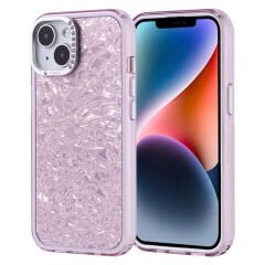iPhone 13 Kılıf Taşlı Tasarımlı Kapi Kapak