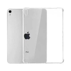 iPad 10.9 2022 (10.Nesil) Kılıf Nitro Anti Shock Darbe Emici Köşe Korumalı Şeffaf Silikon Kapak Renksiz