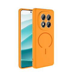 Xiaomi Redmi Note 14 Pro 4G Kılıf Meta Lansman M-Safe Kamera Korumalı içi Kadife Yumuşak Renkli Süet Silikon