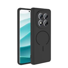 Xiaomi Redmi Note 14 Pro 4G Kılıf Meta Lansman M-Safe Kamera Korumalı içi Kadife Yumuşak Renkli Süet Silikon