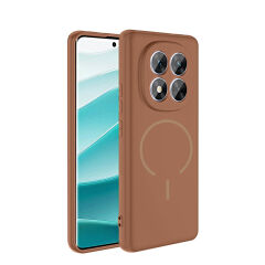 Xiaomi Redmi Note 14 Pro 4G Kılıf Meta Lansman M-Safe Kamera Korumalı içi Kadife Yumuşak Renkli Süet Silikon