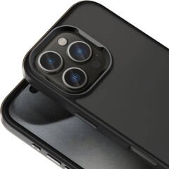 iPhone 16 Pro Max Kılıf Magsafe Şarj Özellikli Parlak Kamera Çerçeveli Kost Kapak