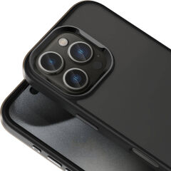 iPhone 16 Pro Max Kılıf Magsafe Şarj Özellikli Parlak Kamera Çerçeveli Kost Kapak