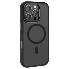 iPhone 16 Pro Max Kılıf Magsafe Şarj Özellikli Parlak Kamera Çerçeveli Kost Kapak