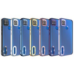 Xiaomi Redmi 10A Kılıf Kamera Korumalı Logo Gösteren Omega Kapak kılıf