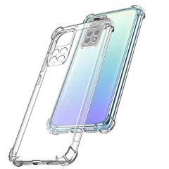 Xiaomi Redmi Note 11 Pro 5G Kılıf Nitro Anti Shock Darbe Emici Köşe Korumalı Şeffaf Silikon Kapak